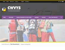 Tablet Screenshot of cwvys.org.uk